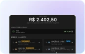 Tela do Wake PDV com o valor total da venda e os meios de pagamento no balcão