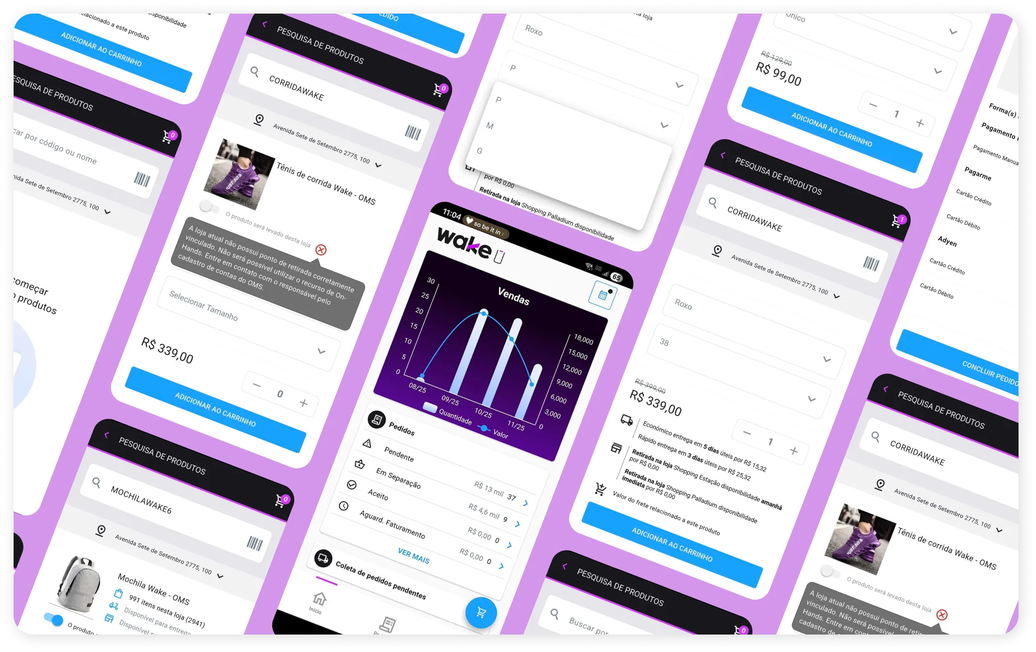 Dashboard Wake Commerce