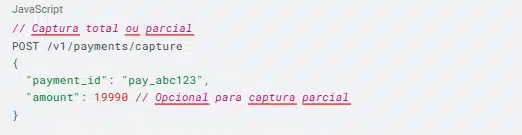Checkout captura parcial ou total