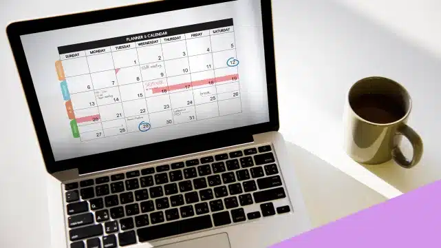 Calendário e-commerce